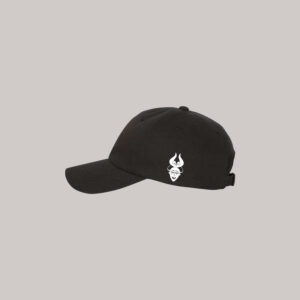 SIDE BLACK SIGNATURE DAD HAT