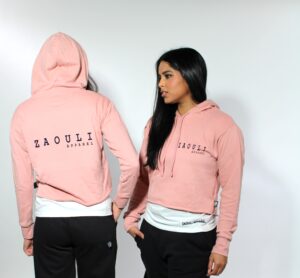 DESERT PINK MONOGRAM WOMEN HOODIE