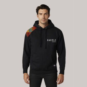 MONOGRAM BLACK HOODIE